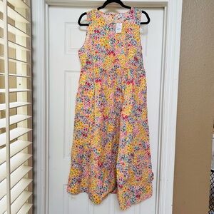 J. Crew Factory Multicolor Floral Maxi Dress